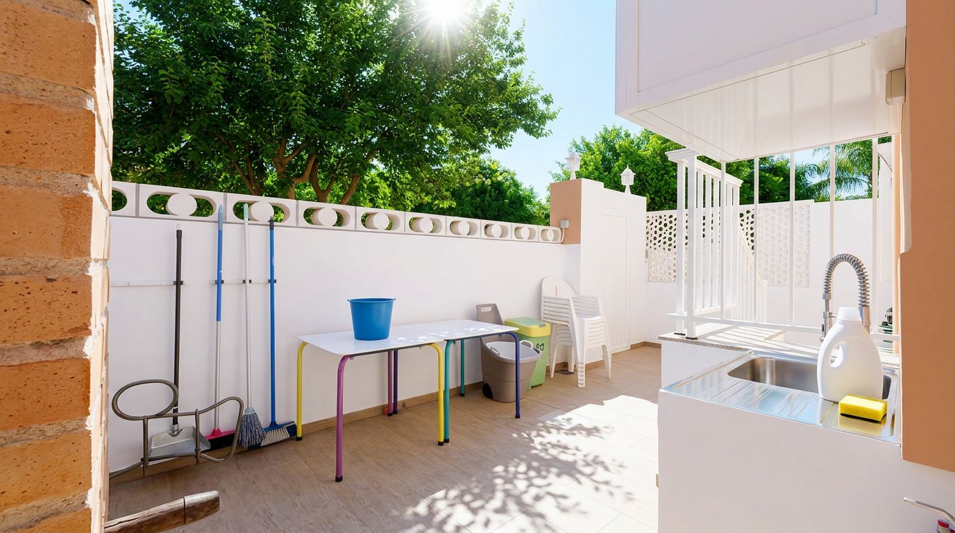 Single-family house in El Verger with a communal pool, garden, and plenty of light.